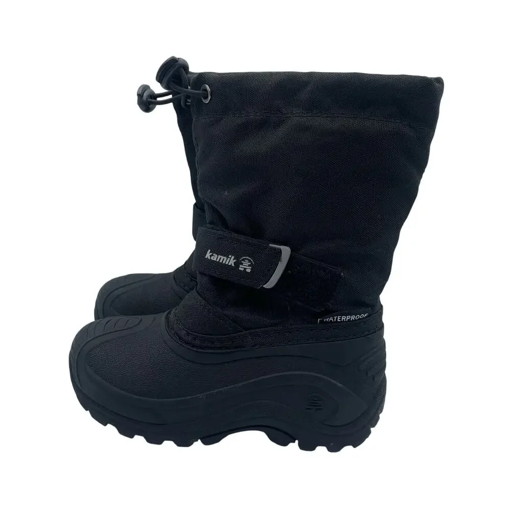 Kamik Waterproof Insulated Wesley Snow Boot Black Unisex Toddler 9